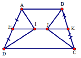 Trắc nghiệm Đường trung bình của tam giác, của hình thang có đáp án