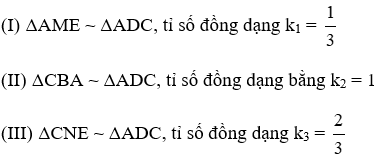 Trắc nghiệm Khái niệm hai tam giác đồng dạng có đáp án