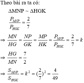 20 Bài tập ôn Toán 8 Chương 3 Hình học có đáp án chi tiết