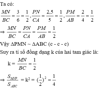 20 Bài tập ôn Toán 8 Chương 3 Hình học có đáp án chi tiết