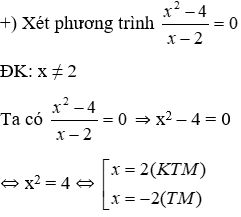 Trắc nghiệm Phương trình chứa ẩn ở mẫu có đáp án