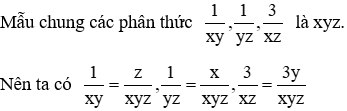 Trắc nghiệm Quy đồng mẫu thức nhiều phân thức có đáp án