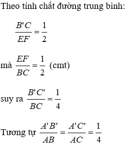 Trắc nghiệm Trường hợp đồng dạng thứ nhất có đáp án