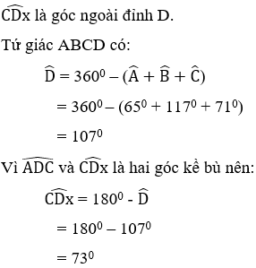 Trắc nghiệm Tứ giác có đáp án