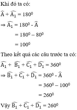 Trắc nghiệm Tứ giác có đáp án