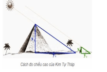 Ứng dụng thực tế của tam giác đồng dạng – đo gián tiếp khoảng cách