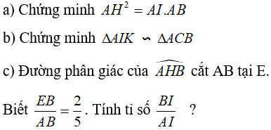 Vận dụng các trường hợp đồng dạng trong tam giác vuông chứng minh hệ thức