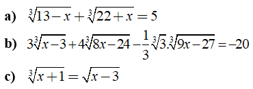 Bài tập Căn bậc ba - Bài tập Toán lớp 9 chọn lọc có đáp án, lời giải chi tiết