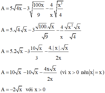 Bài Toán về biến đổi đơn giản biểu thức căn bậc 2 và cách giải