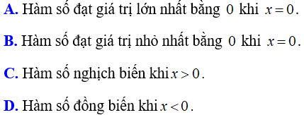 Các bài toán về tham số của hàm số y = ax2 cực hay, có đáp án