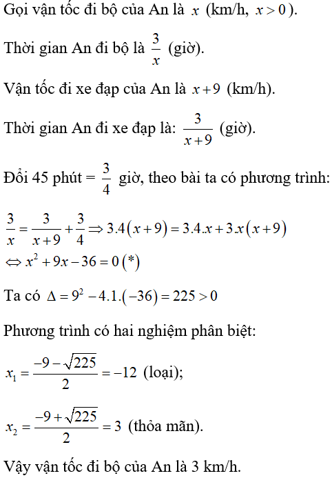 Cách giải bài toán chuyển động bằng cách lập phương trình cực hay, có đáp án