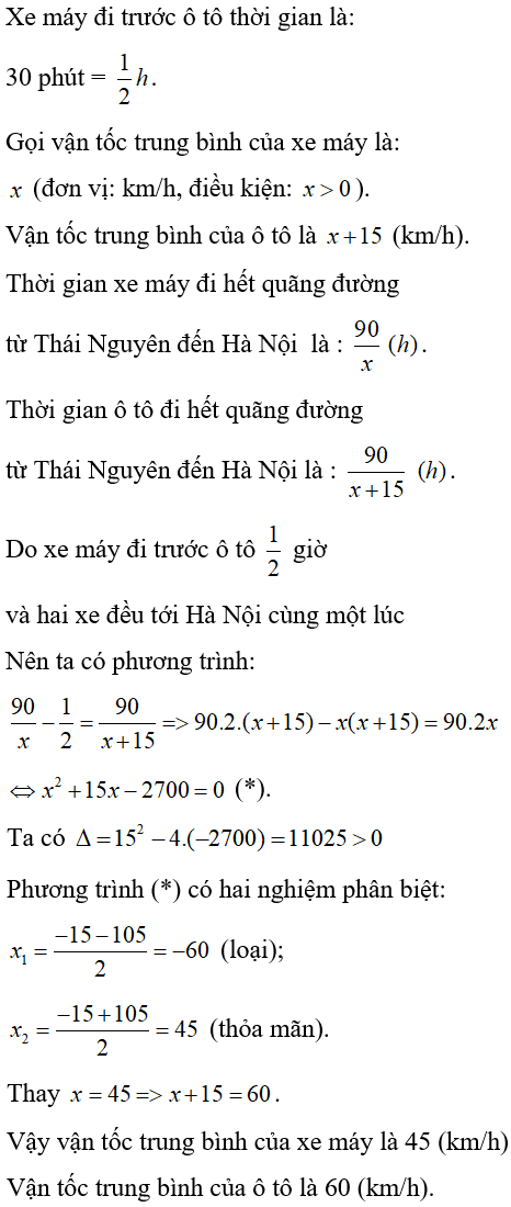 Cách giải bài toán chuyển động  bằng cách lập phương trình cực hay, có đáp án