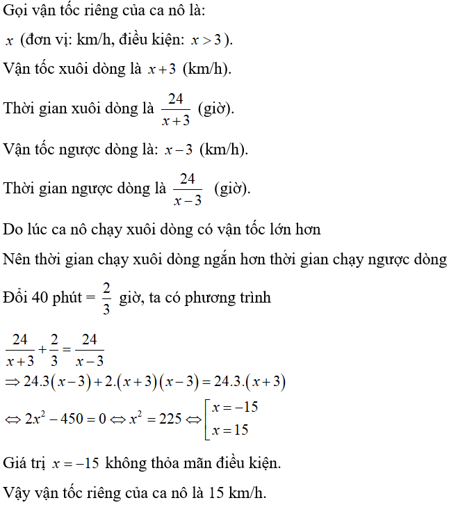 Cách giải bài toán chuyển động bằng cách lập phương trình cực hay, có đáp án