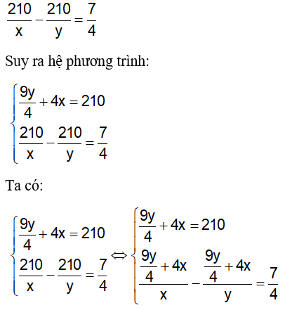 Cách giải bài toán chuyển động lớp 9 (Giải bài toán bằng cách lập hệ phương trình)