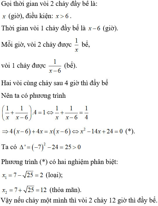 Cách giải bài toán năng suất bằng cách lập phương trình cực hay, có đáp án