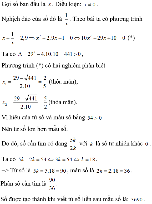 Cách giải bài toán về cấu tạo số bằng cách lập phương trình cực hay, có đáp án