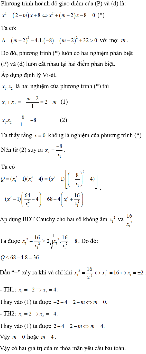 Cách giải các bài toán về đường thẳng y = ax + b cực hay, có đáp án