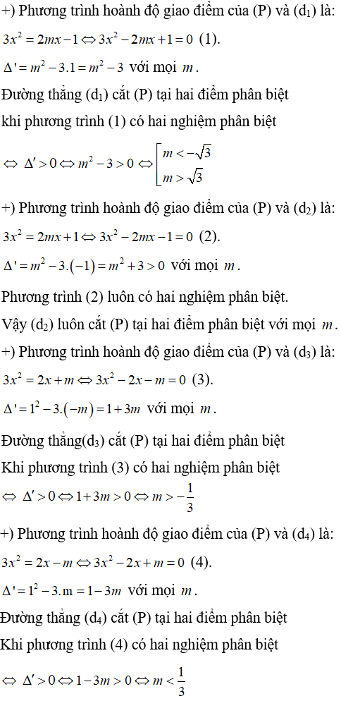 Cách giải các bài toán về đường thẳng y = ax + b cực hay, có đáp án