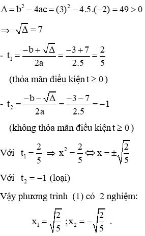 Cách giải các dạng toán giải phương trình bậc hai một ẩn cực hay