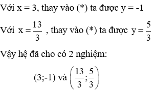 Cách giải hệ phương trình 2 ẩn bậc hai cực hay, chi tiết