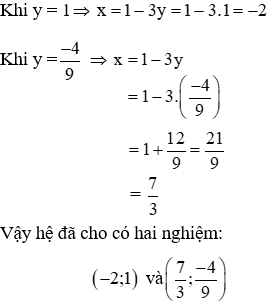 Cách giải hệ phương trình 2 ẩn bậc hai cực hay, chi tiết