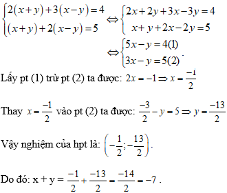 Cách giải hệ phương trình bằng phương pháp cộng đại số cực hay