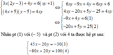 Cách giải hệ phương trình bằng phương pháp cộng đại số cực hay