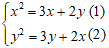 Cách giải hệ phương trình đối xứng loại 2 cực hay
