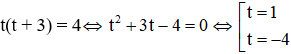 Cách giải phương trình bậc bốn bằng cách đặt t (dạng (x + a)(x + b)(x + c)(x + d) = 0)