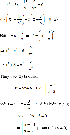 Cách giải phương trình bậc bốn dạng ax^4 + bx^3 + cx^2 ± kbx + k^2a  = 0