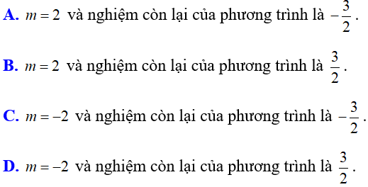 Cách giải phương trình bậc hai chứa tham số cực hay, có đáp án