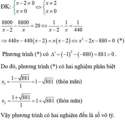 Cách giải phương trình chứa ẩn ở mẫu cực hay, có đáp án