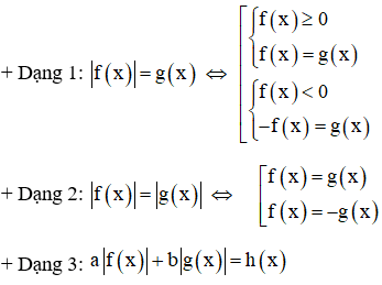 Cách giải phương trình có chứa dấu giá trị tuyệt đối hay, chi tiết