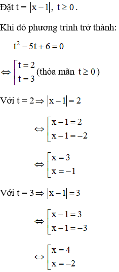 Cách giải phương trình có chứa dấu giá trị tuyệt đối hay, chi tiết