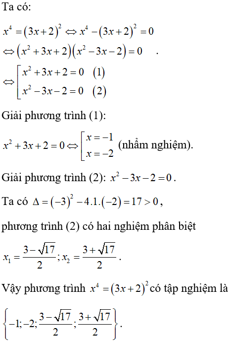 Cách giải phương trình tích cực hay, có đáp án