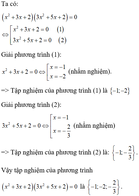 Cách giải phương trình tích cực hay, có đáp án