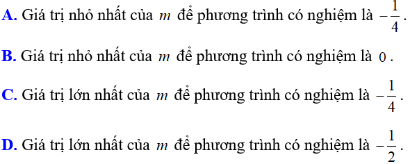 Cách giải và biện luận phương trình bậc hai theo tham số m cực hay, có đáp án