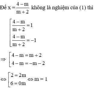 Cách giải và biện luận phương trình chứa ẩn ở mẫu cực hay