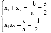 Cách lập phương trình bậc hai khi biết hai nghiệm của phương trình đó