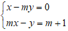 Cách tìm hệ thức liên hệ giữa x và y không phụ thuộc vào m của hệ phương trình