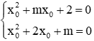 Cách tìm m để hai phương trình có nghiệm chung cực hay