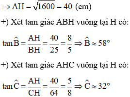 Cách tính cạnh và tính góc trong tam giác vuông cực hay