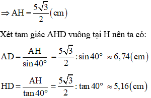 Cách tính cạnh và tính góc trong tam giác vuông cực hay