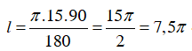 Cách tính độ dài đường tròn, cung tròn cực hay, chi tiết
