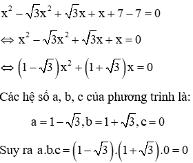 Cách xác định các hệ số a, b, c của phương trình bậc hai một ẩn