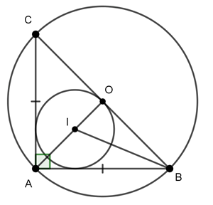 Cách xác định tâm và bán kính đường tròn ngoại tiếp, đường tròn nội tiếp