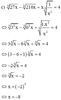 Các dạng toán về Căn bậc ba và cách giải