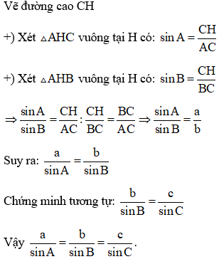 Chứng minh hệ thức lượng giác trong tam giác vuông cực hay