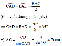 Giải tam giác vuông biết độ dài một cạnh và số đo một góc nhọn