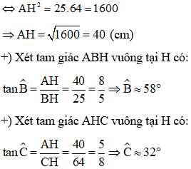 Giải tam giác vuông khi biết độ dài hai cạnh cực hay